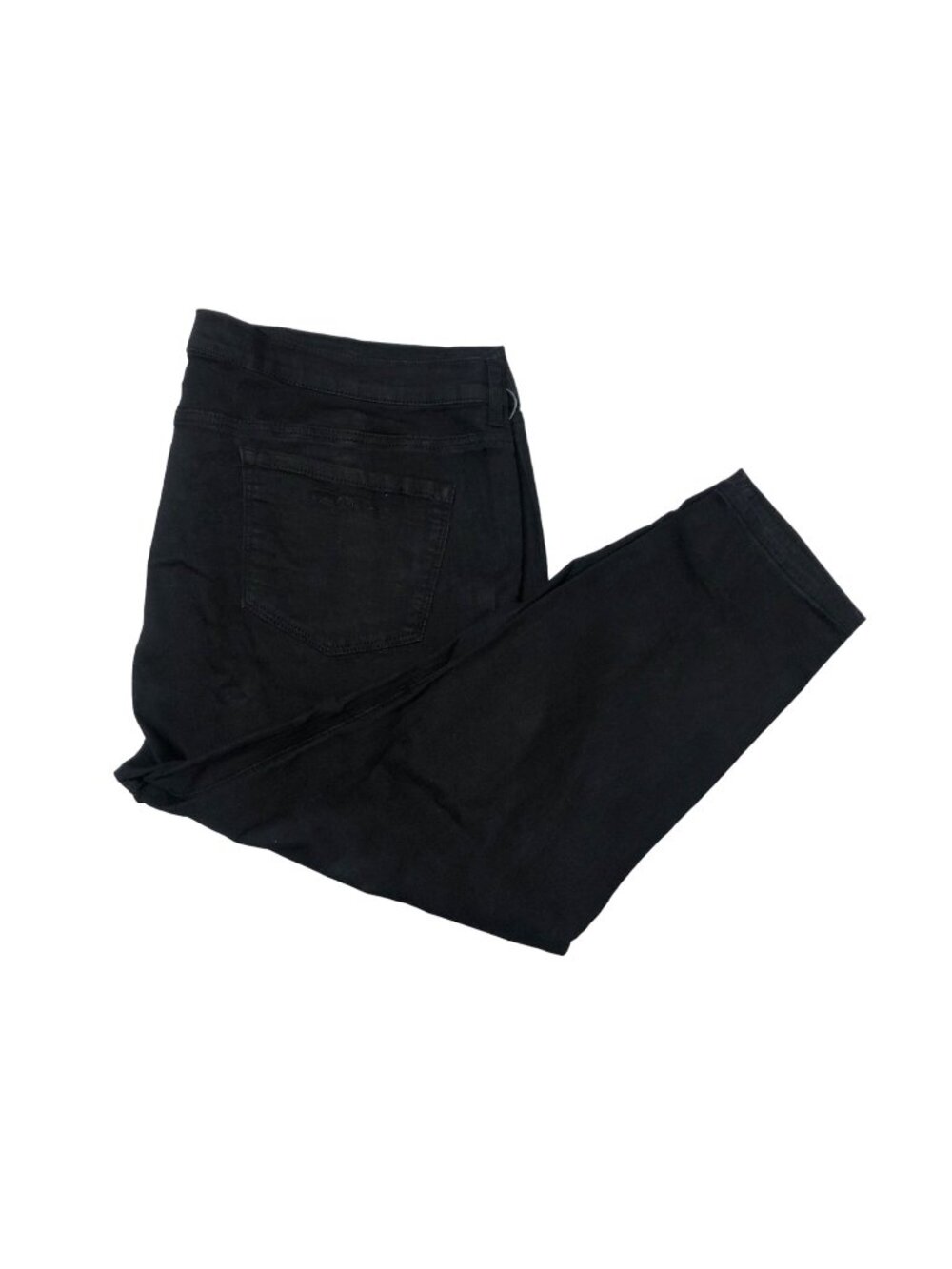 DG2 Diane Gilman Black Jeans Womens 28W Petite Virtual Stretch Ultra Skinny NEW